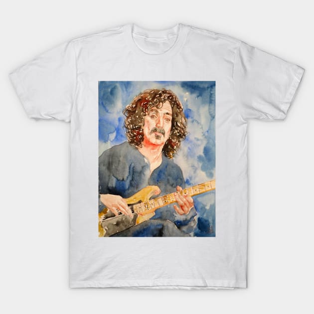 FRANK ZAPPA watercolor portrait.3 T-Shirt by lautir